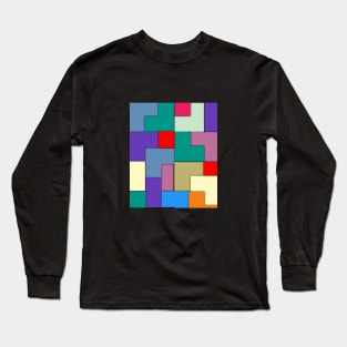 Abstract puzzle Long Sleeve T-Shirt